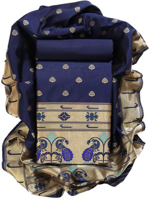 Sun Fashion And Lifestyle Jacquard Self Design Salwar Suit Material