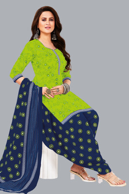 SHREE JEENMATA COLLECTION Printed Kurta, Patiala & Dupatta Set