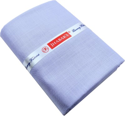 JHABAK'S Cotton Blend Solid Shirt Fabric