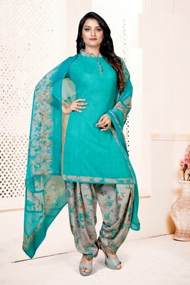 IYALAFAB Crepe Printed Salwar Suit Material