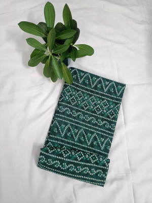 AutoBuy Crepe Printed Kurta & Palazzo Material