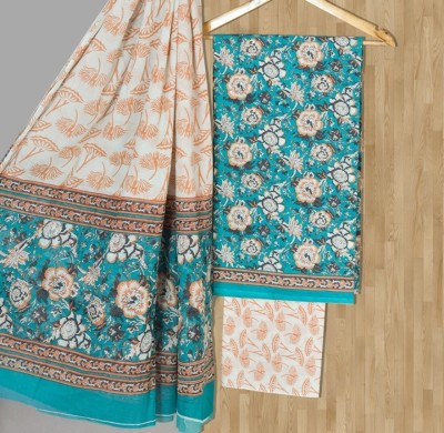 NISHIRE Pure Cotton Printed Salwar Suit Material