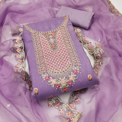 Jaipur Kurti Viscose Rayon Floral Print Salwar Suit Material