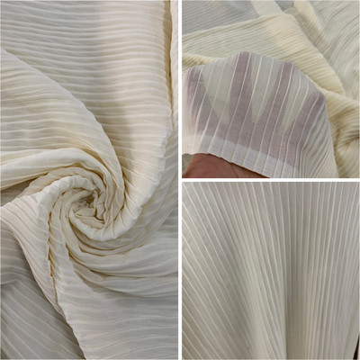 KRISHNAM TRENDS Georgette Self Design Multipurpose Running Fabric