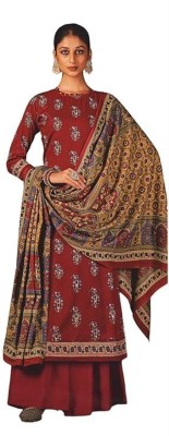 The Jazzbaat Wool Printed Salwar Suit Material