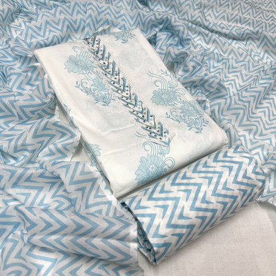 dastoori Pure Cotton Printed Salwar Suit Material