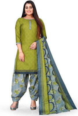 Rajnandini Cotton Blend Printed Salwar Suit Material