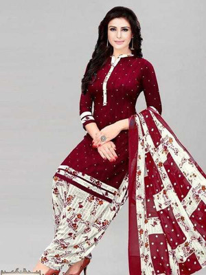 shyam enterprises Crepe Printed Kurta & Patiyala Material