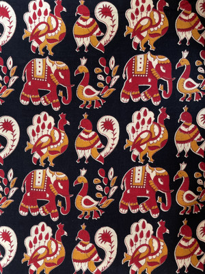 RIYANSIKA CREATION Cotton Blend Printed Blouse Material