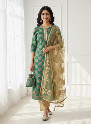 PPTOSS Cotton Silk Printed Salwar Suit Material