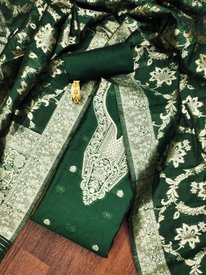 Jaipur Kurti Pure Cotton Floral Print Salwar Suit Material