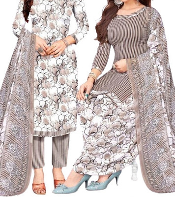 RIGDOM Crepe Printed Salwar Suit Material