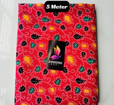 Zoognu Crepe Floral Print Kurta & Patiyala Material