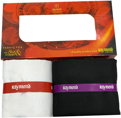 Raymond Cotton Blend Solid Shirt & Trouser Fabric deal from flipkart
