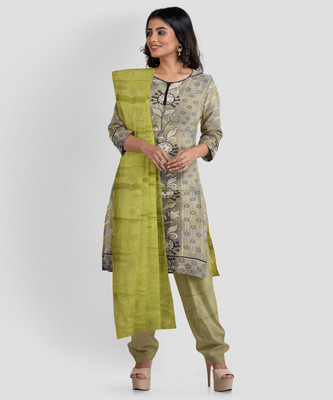 Aarya Fashion Cotton Blend Solid Salwar Suit Material