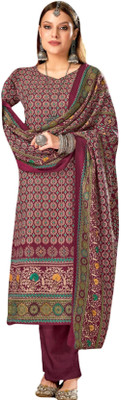 Rosaniya Wool Printed Salwar Suit Material