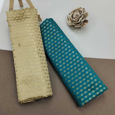 vriti fashion Jacquard Self Design Blouse Material