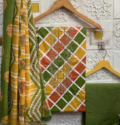 krishna boutique Pure Cotton Printed Salwar Suit Material