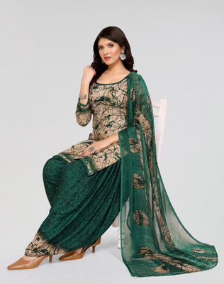 ANOKHISTYLE Crepe Printed Salwar Suit Material