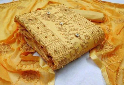 Vedanya Creation Pure Cotton Self Design Salwar Suit Material