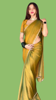 Croza Tussar Silk Solid Blouse Material