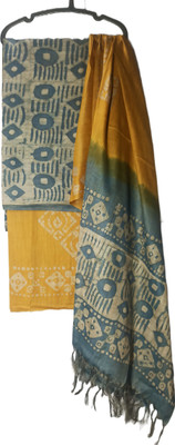 HAIDER ALI AND SONS Cotton Blend Printed Salwar Suit Material