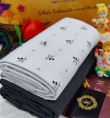 RGDP CREATION Cotton Blend Printed Shirt & Trouser Fabric