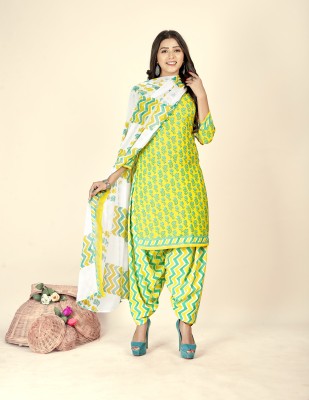 Kashvi Crepe Striped Salwar Suit Material