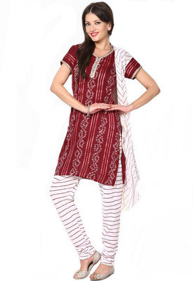 JABAMA Cotton Blend Printed Salwar Suit Material