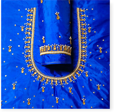 THE ZIVAA Silk Blend Embellished Blouse Material