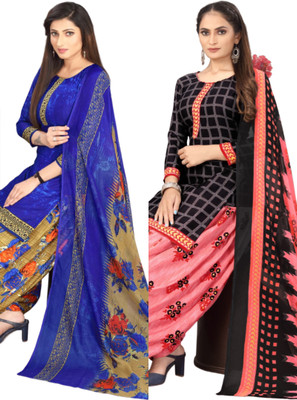 HouseOfCommon Cotton Blend Printed Salwar Suit Material