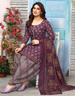 Samah Polycotton Printed Salwar Suit Material
