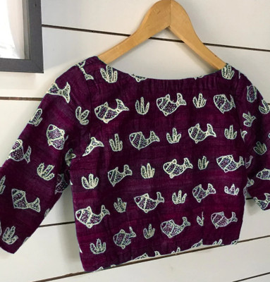Riddhi textile Hub Art Silk Embroidered Blouse Material