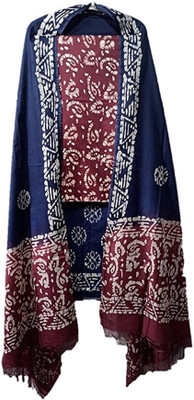 HAIDER ALI AND SONS Cotton Blend Printed Salwar Suit Material