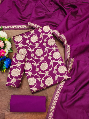 SHREE HARI FAB Jacquard Self Design Kurta & Palazzo Material