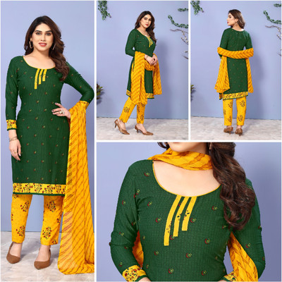 ANAND Crepe Printed Salwar Suit Material