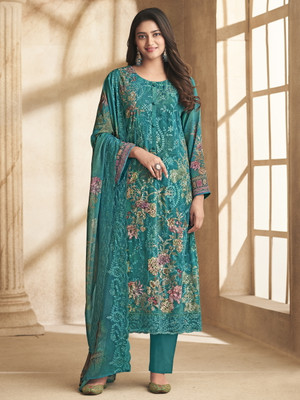Stylee Lifestyle Georgette Printed Salwar Suit Material