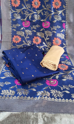 FANCYNINE Jacquard Self Design Salwar Suit Material