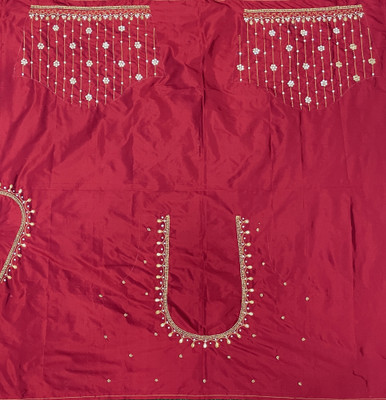 SMARTPOINT PLUS Art Silk Embroidered Blouse Material
