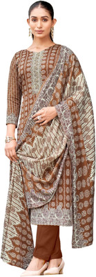 ShEmpire Wool Printed Salwar Suit Material