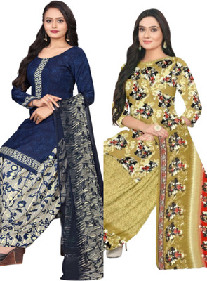 HouseOfCommon Cotton Blend Printed Salwar Suit Material