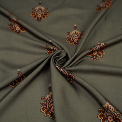 vrajeshwari prints Polyester Geometric Print Multi-purpose Fabric