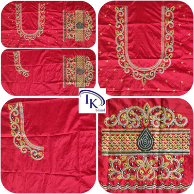 aai k Cotton Silk Embroidered Blouse Material