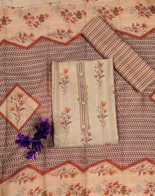 AAKARSHAN SAREES Pure Cotton Printed Salwar Suit Material