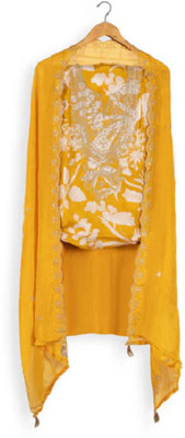 Aurum Cotton Blend Floral Print Salwar Suit Material