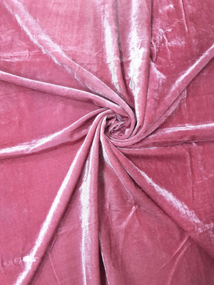 Seg Velvet Solid Multipurpose Running Fabric