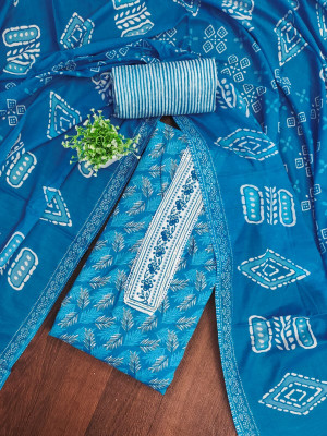 HMP Fashion Cotton Blend Printed Salwar Suit Material