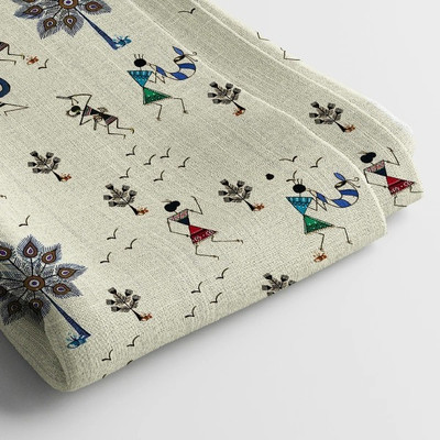 Arihant Creations Polycotton Printed Multi-purpose Fabric