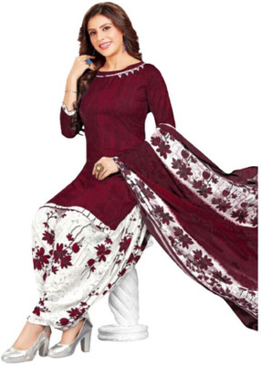 Wonder Weave Crepe Printed Salwar Suit Material