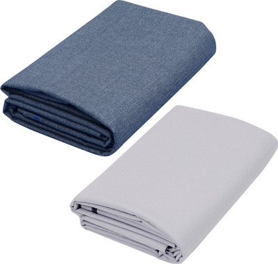 Abhi Textile Cotton Blend Solid Trouser Fabric
